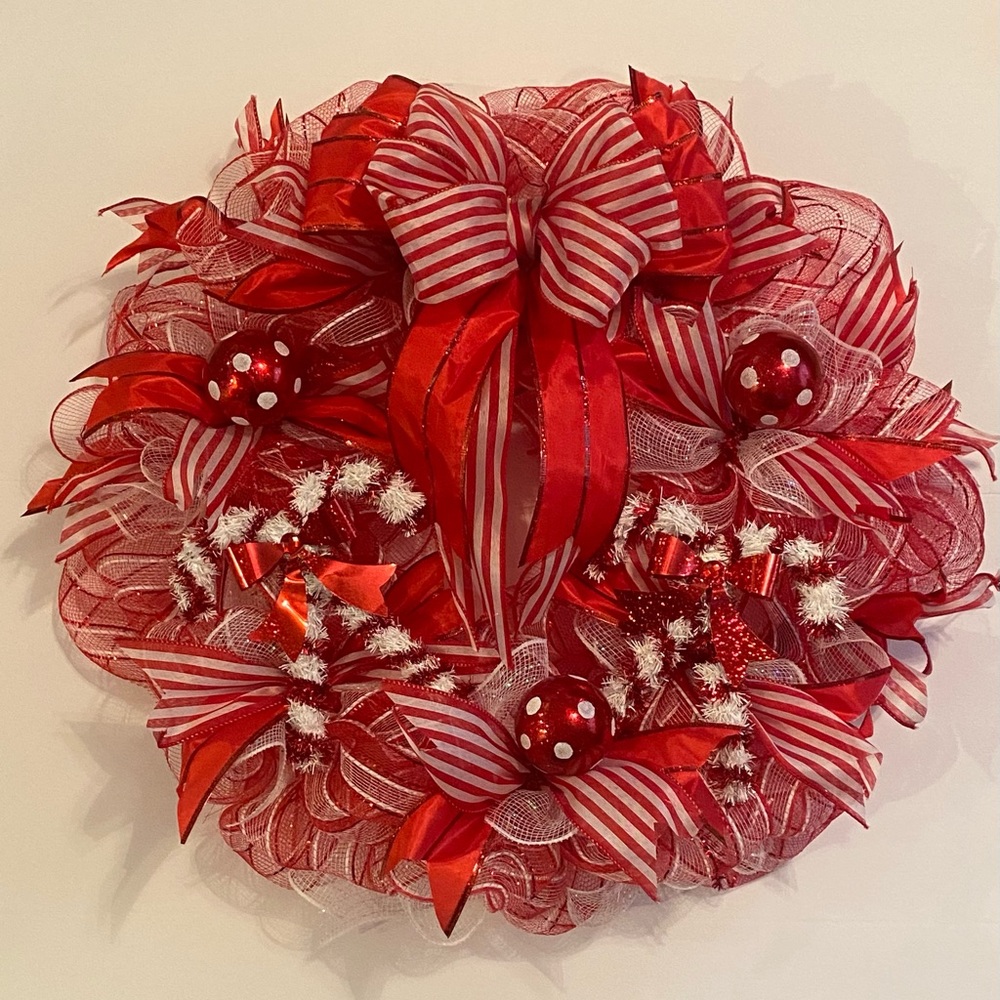 24 inch hand-made Christmas wreath